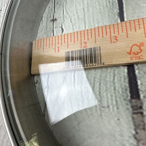 Calphalon Strainer Lid Vented Glass Stainless Steel 9.5”‎ - Picture 4 of 7